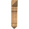 Ekena Millwork Olympic Arts & Crafts Rough Sawn Bracket, Western Red Cedar, 6"W x 18"D x 30"H BKT06X18X30OLY03RWR - alternate 3